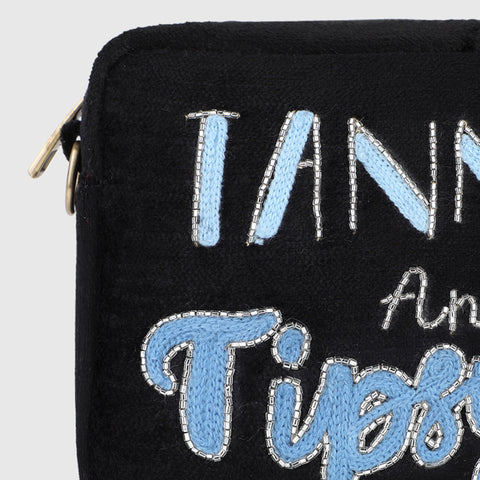 tanned and tipsy sling bag