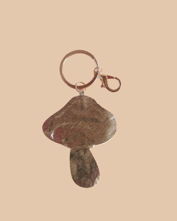 MUSHROOM BLUE- KEY RING / CHARM