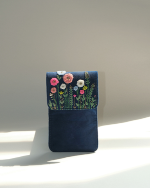 Botenical Blue Phone Sling Wallet