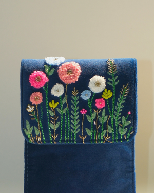 Botenical Blue Phone Sling Wallet
