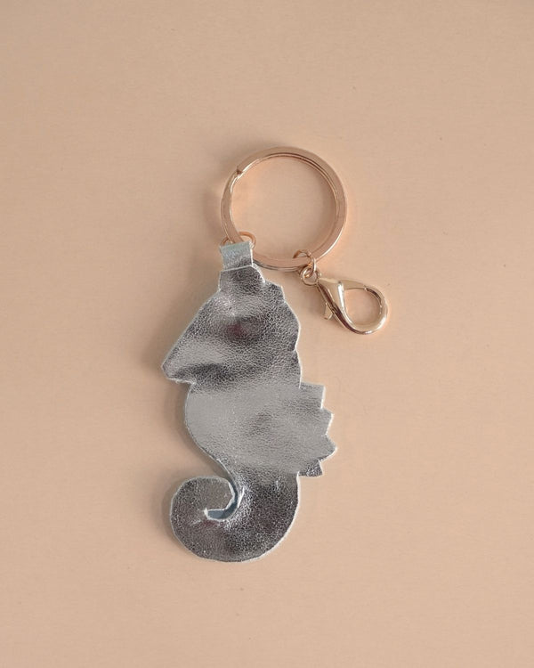 SEA HORSE SKY BLUE- KEY RING / CHARM