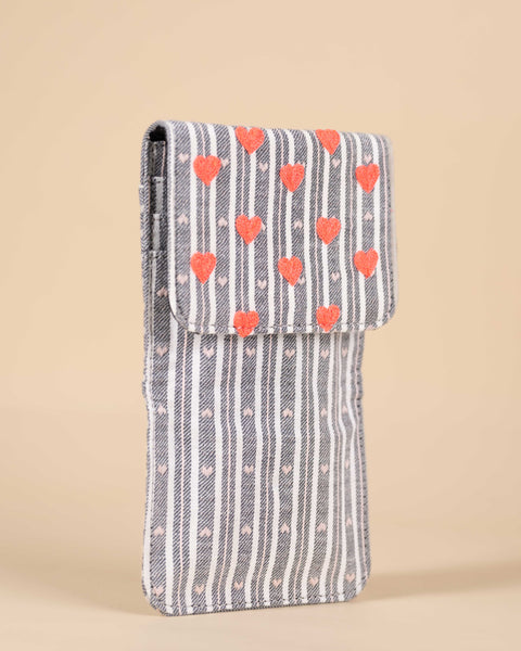 HEART Phone Sling bag + wallet
