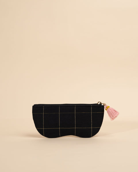 CLARA BLACK-PEACH SUNGLASS COVER