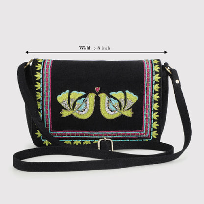 CARINA SLING BAG – BLACK
