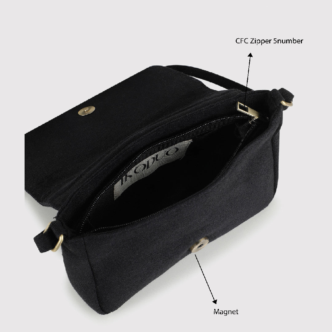 CARINA SLING BAG – BLACK