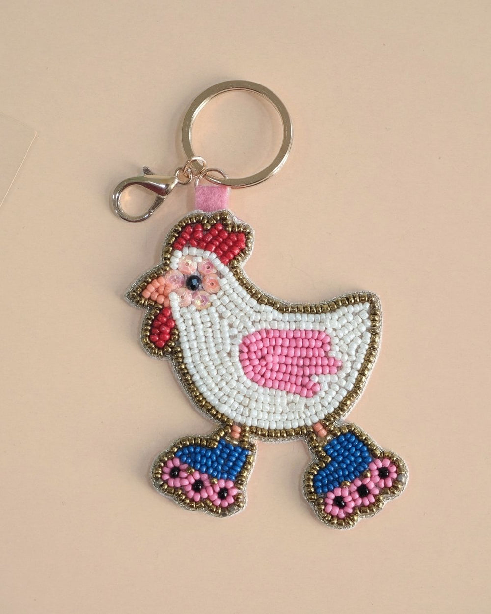 HEN- KEY RING / CHARM