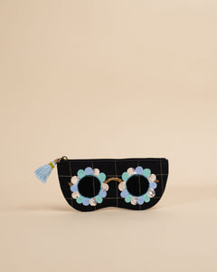 Clara Black- Blue Sunglass Cover