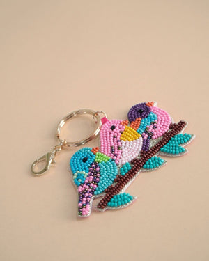 TRIPLE BIRD- KEY RING / CHARM