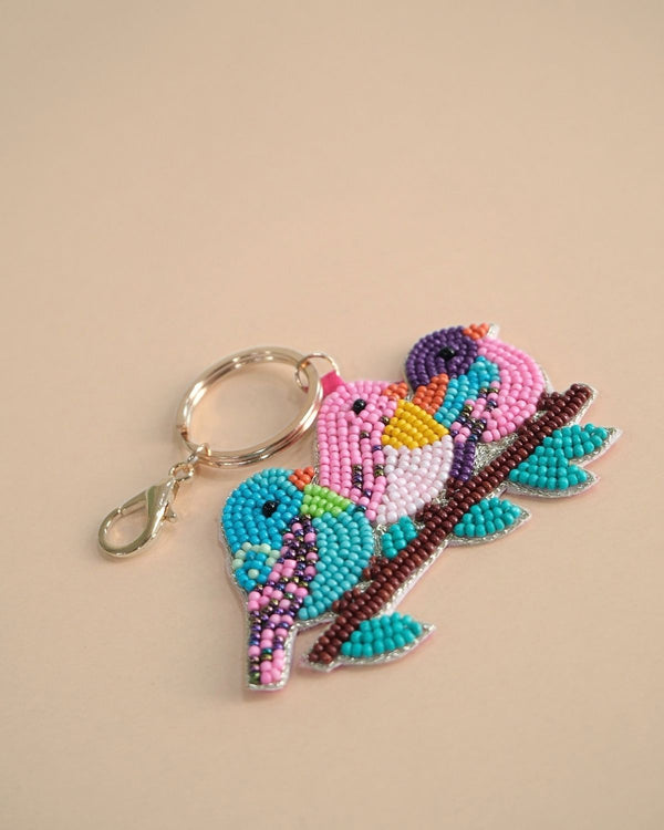 TRIPLE BIRD- KEY RING / CHARM