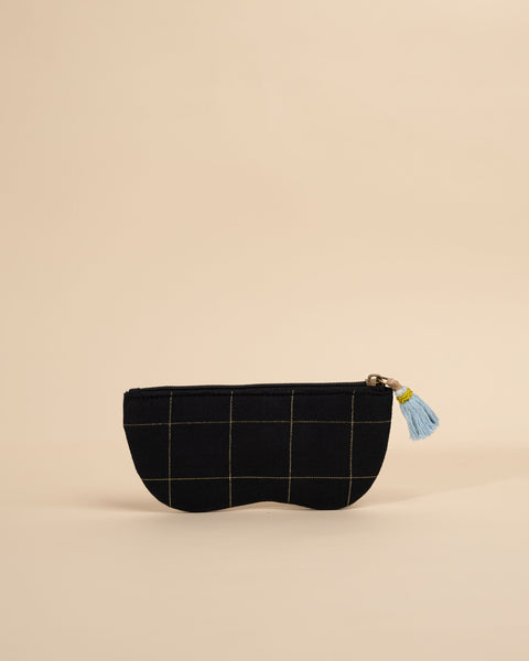 CLARA BLACK-BLUE SUNGLASS COVER