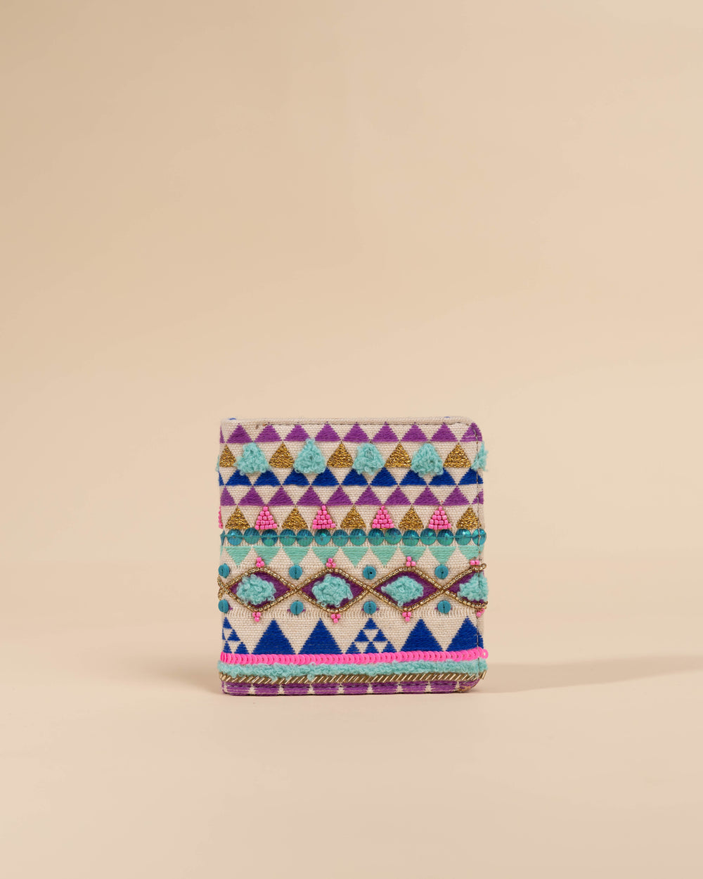 NEO TRIANGLES SNAP BUTTON WALLET