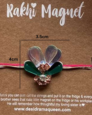 Embroidered Rakhi Magnet - Wink