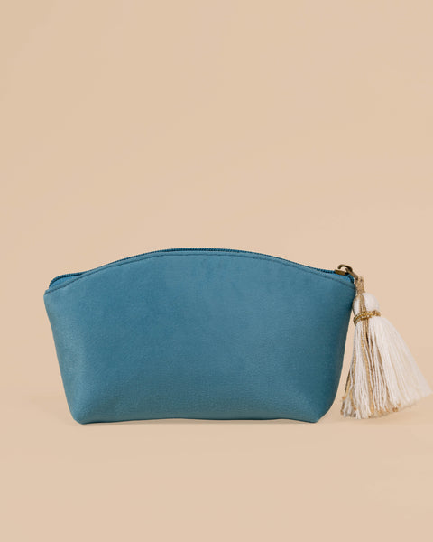 WATERMELON TEAL MAKEUP POUCH