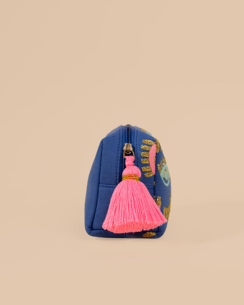 Evil Eye makeup pouch