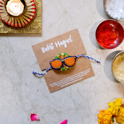 Rakhi Magnets- Orange chashmish