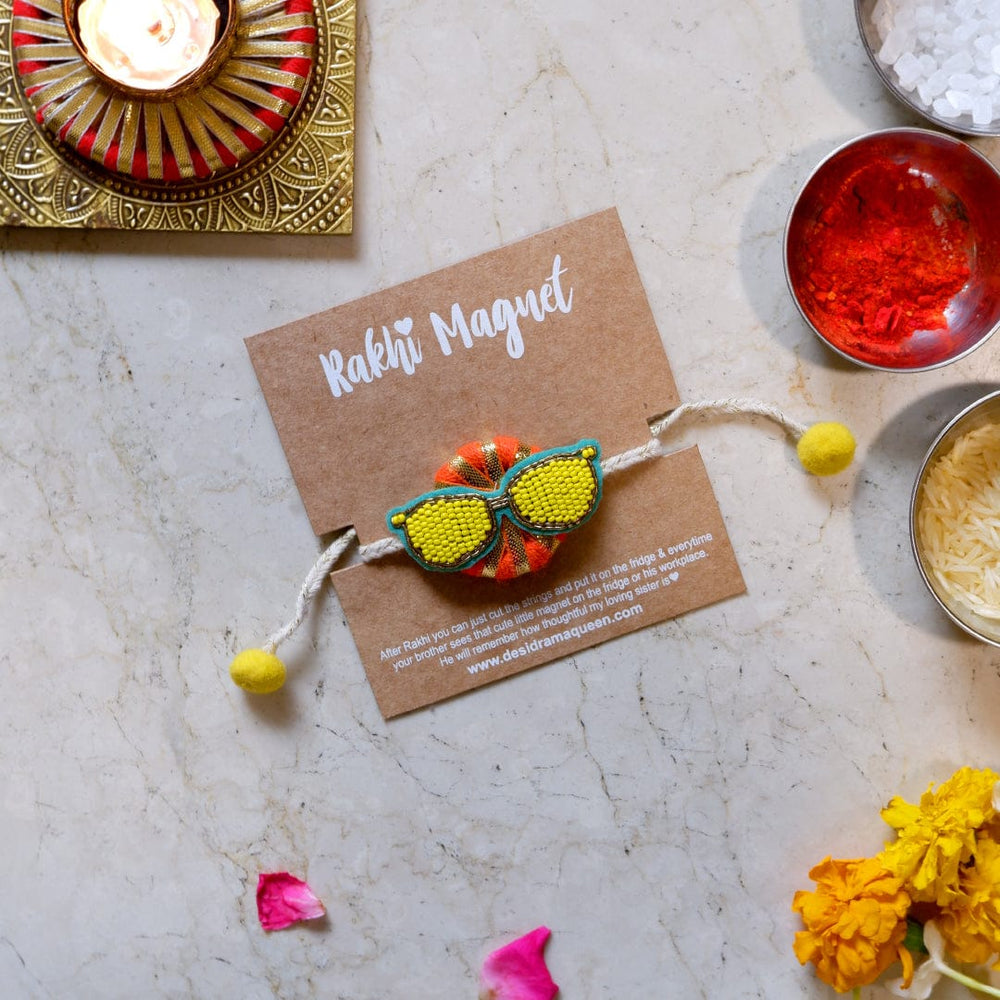 Rakhi Magnets- Yellow Chashmish