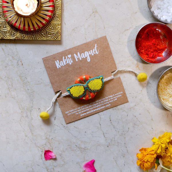 Rakhi Magnets- Yellow Chashmish