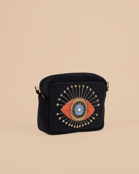 EVILEYE BLACK SLING BAG
