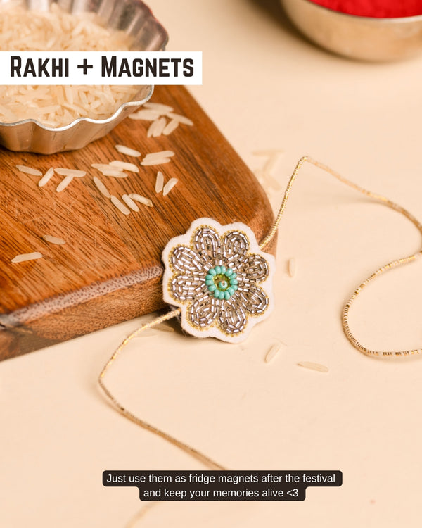 Embroidered Rakhi Magnet - Glimmer