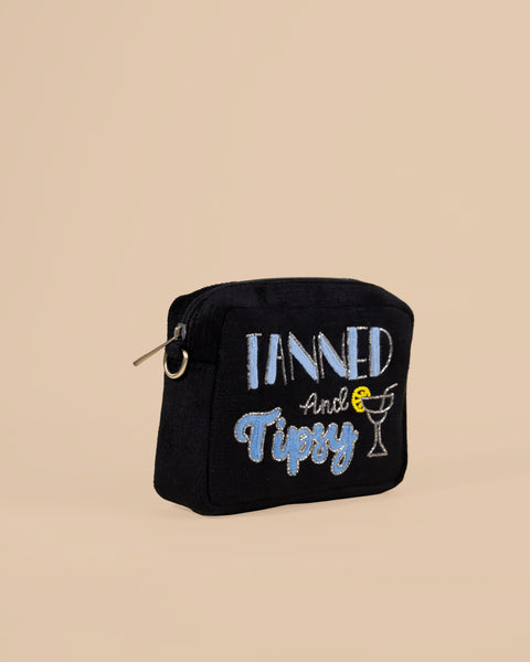 tanned and tipsy sling bag
