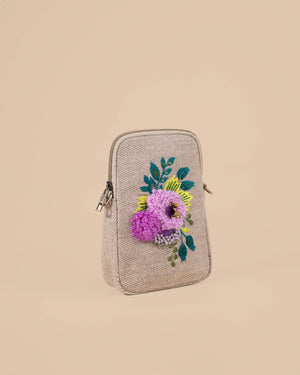 Floral Phone Sling Bag