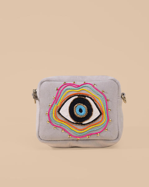 EVILEYE GREY SLING BAG