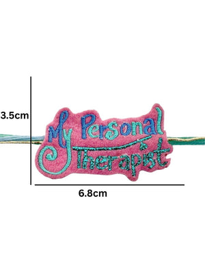 Embroidered Rakhi Magnet -  My personal therapist