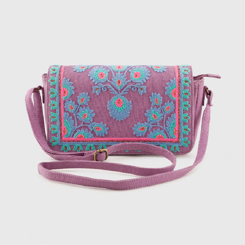 YASMINE SLING BAG – PURPLE