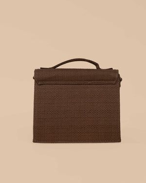 Bird Sling Bag-Brown (Embroidered)