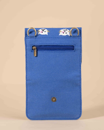 CAT Phone Sling bag + wallet