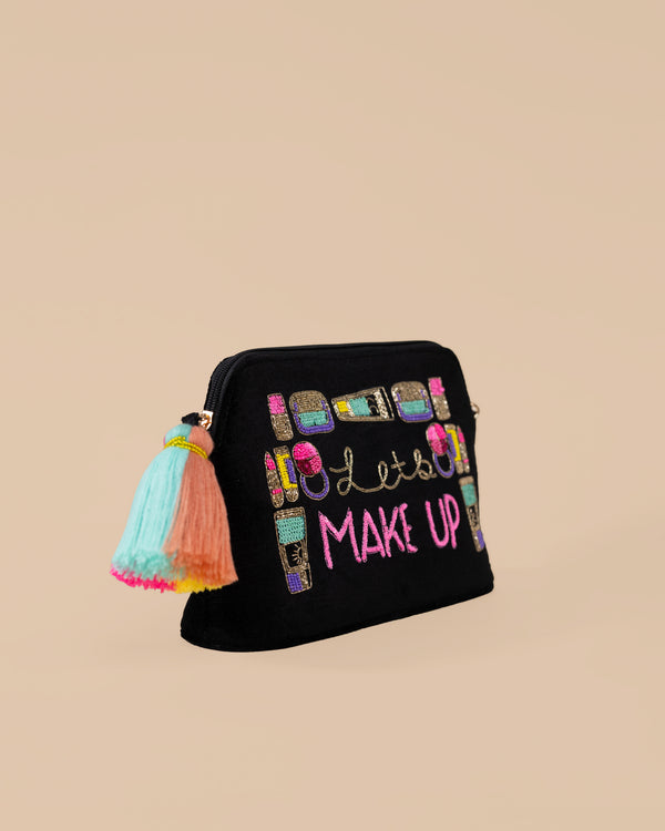 Multi Color  Let’s Makeup Sling Bag
