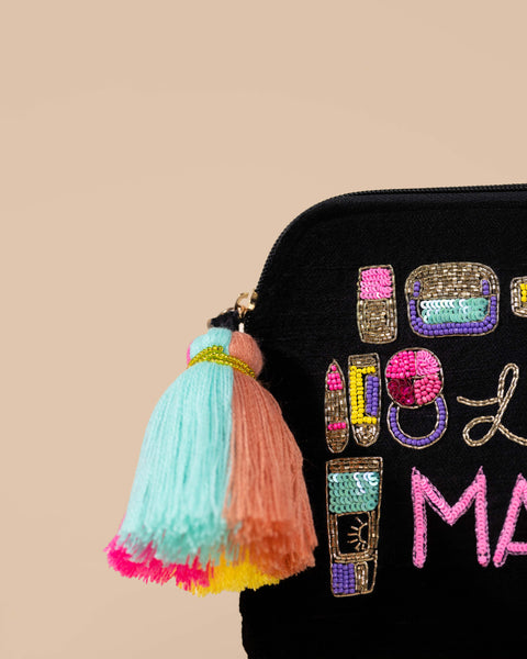 Multi Color  Let’s Makeup Sling Bag