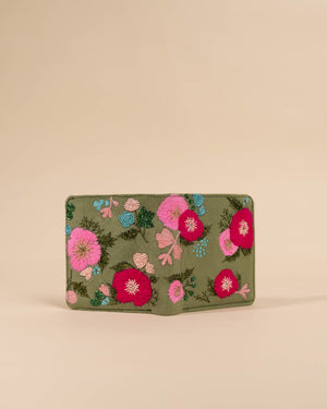 Blessed Floral - Snap Button Wallet