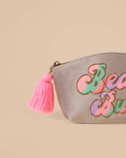 Beach Bum Makeup Pouch – Coastal Chic Travel Organizer