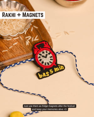 Embroidered Rakhi Magnet -  Bas 5 min