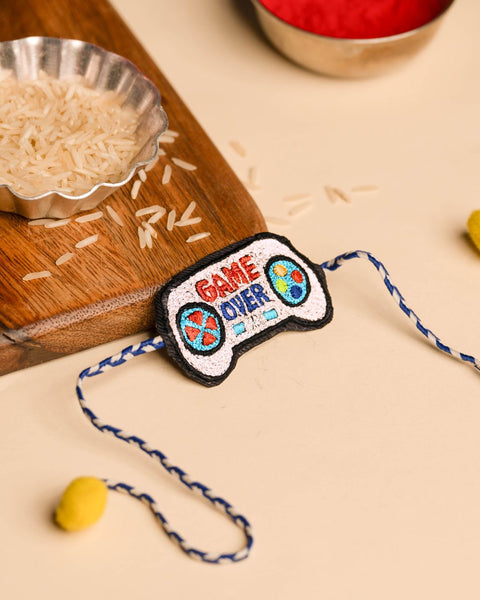 Embroidered Rakhi Magnet -  Game Over
