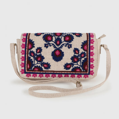 YASMINE SLING BAG – BEIGE