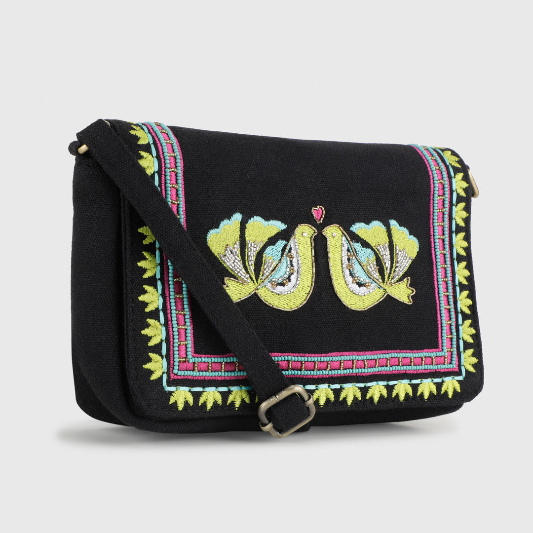 CARINA SLING BAG – BLACK