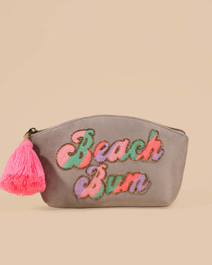 Beach Bum Makeup Pouch – Coastal Chic Travel Organizer