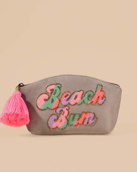 Beach Bum Makeup Pouch – Coastal Chic Travel Organizer