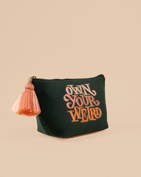 Own Your weird Makeup Pouch – Bold & Stylish Cosmetic Organizer
