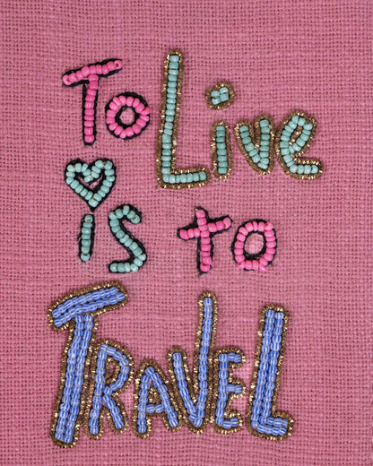 To live is to travel Passport Cover