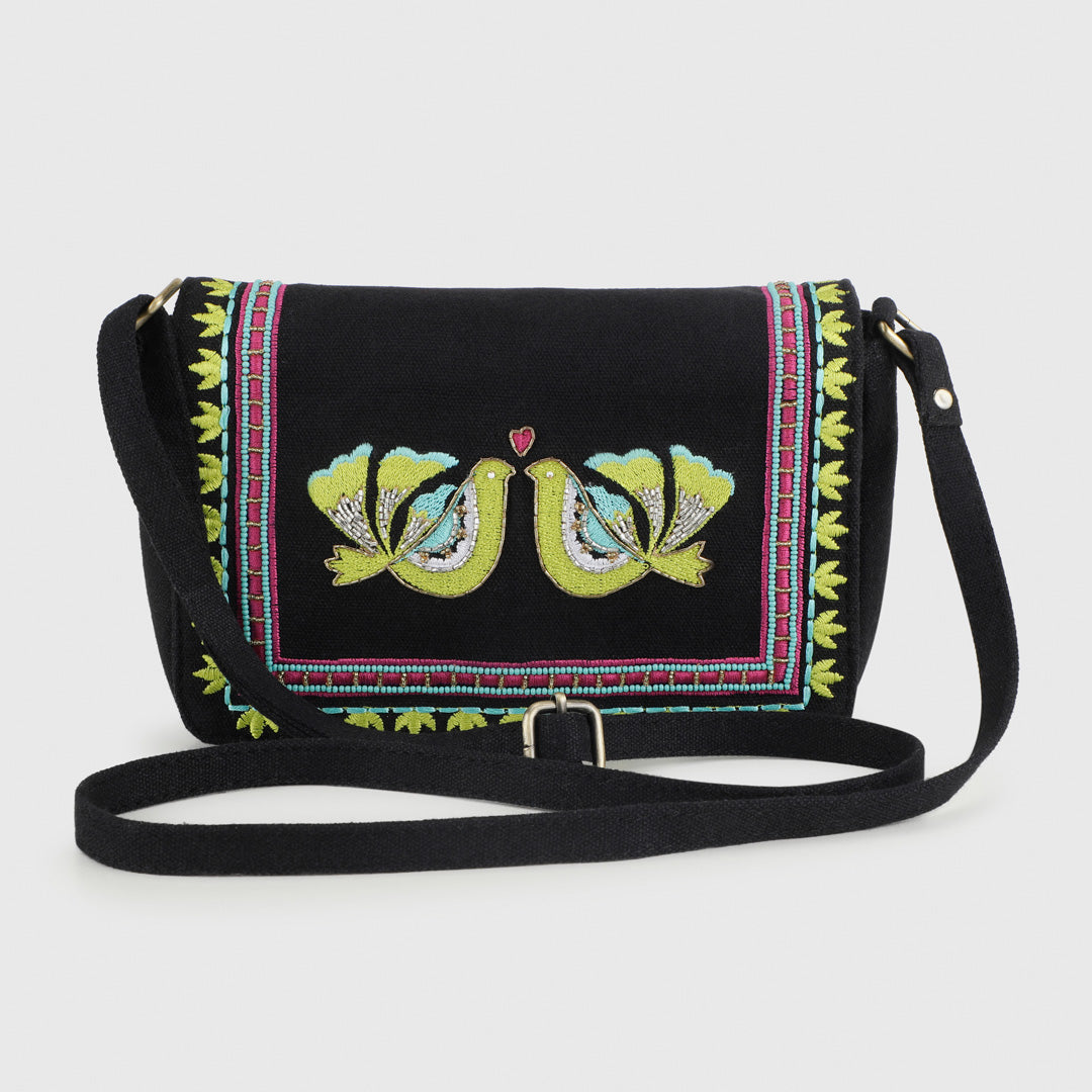 CARINA SLING BAG – BLACK