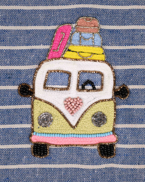 Van Embroidered Passport Cover