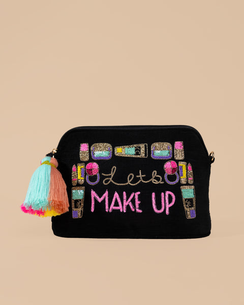 Multi Color  Let’s Makeup Sling Bag