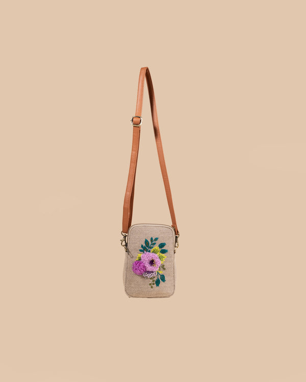 Floral Phone Sling Bag