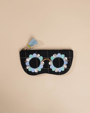 Clara Black- Blue Sunglass Cover