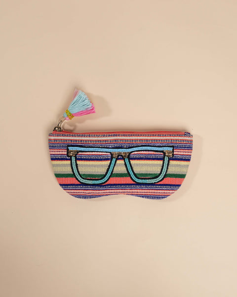 Sunglass Case- Multi Stripes