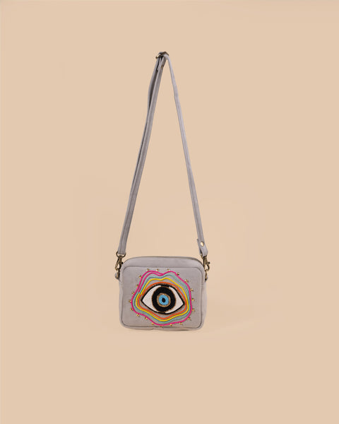EVILEYE GREY SLING BAG