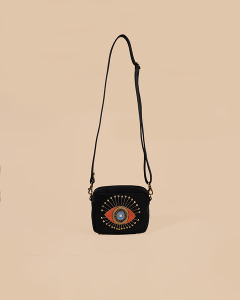 EVILEYE BLACK SLING BAG